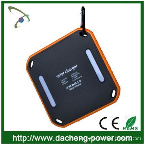 TOP QUALITY water-proof fire-proof solar mobile phone charger 5600mAH